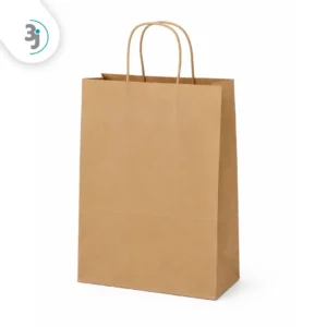 Kraft Paper Bag - (SO25) 250X365X100/HND